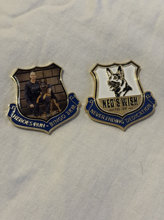 Ned's Wish Challenge Coin- Bingo